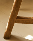 Alder Teak Round Dining Table