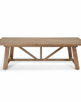 Large pine dining table product image.