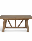 Small pine dining table product image.