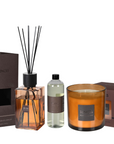 Christmas Gift Set - Sences Alang Alang Amber XL Reed Diffuser, Candle & Diffuser Refill