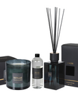 Christmas Gift Set - Sences Alang Alang Onyx Reed Diffuser XL, Candle & Diffuser Refill