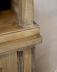 French Farmhouse Natural Shelving Unit