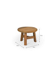 Robyn Round Wooden Coffee Table