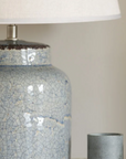Ceramic Lamp Milos with Cream Shade