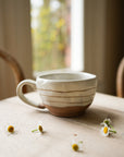 Hand Painted Stripe Cove Mug