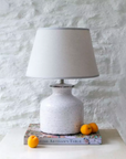 Ceramic Lamp Nico With Cream Shade