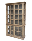natural coloured wooden armoire.