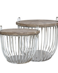 rustic coffee table set