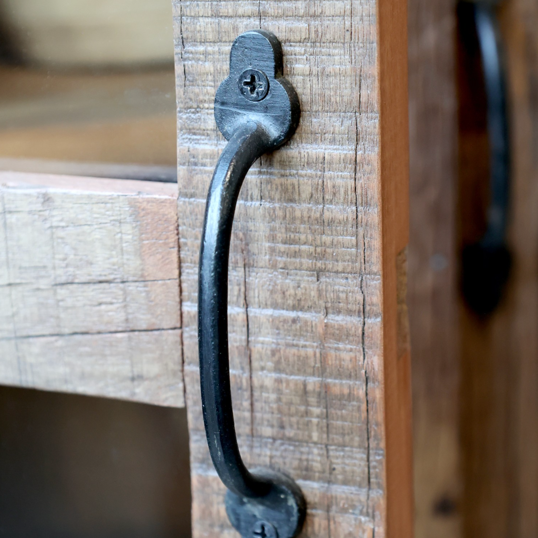 Reclaimed Wooden Cabinet with iron handle