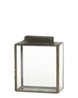 Large antique brass lantern.