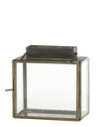 Small antique brass lantern.