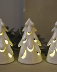 Hope Snowy White Ceramic Christmas Tree
