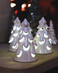 Hope Snowy White Ceramic Christmas Tree