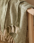 Retreat Woven Moss Throw