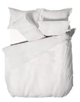 White waffle bedding set product image.
