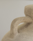 Stoneware Lamp Amphora with Cream Shade