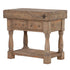 Reclaimed wood butchers block.