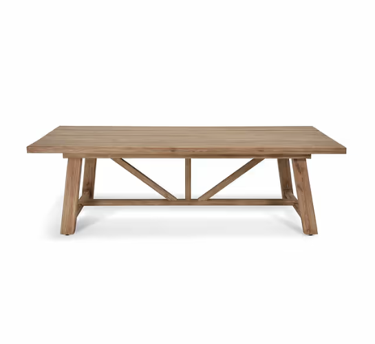 Large pine dining table product image.