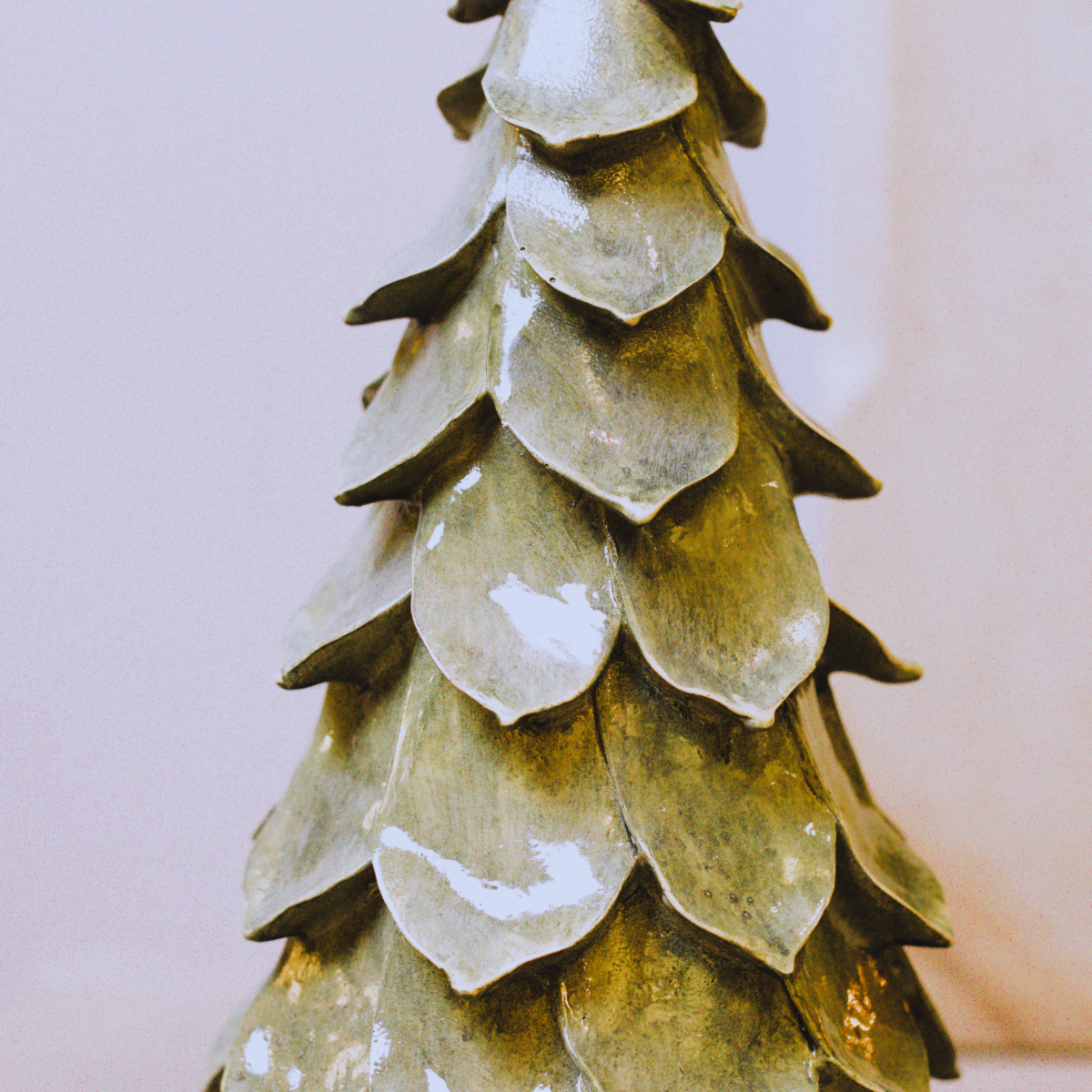 Celeste Sage Green Ceramic Christmas Tree