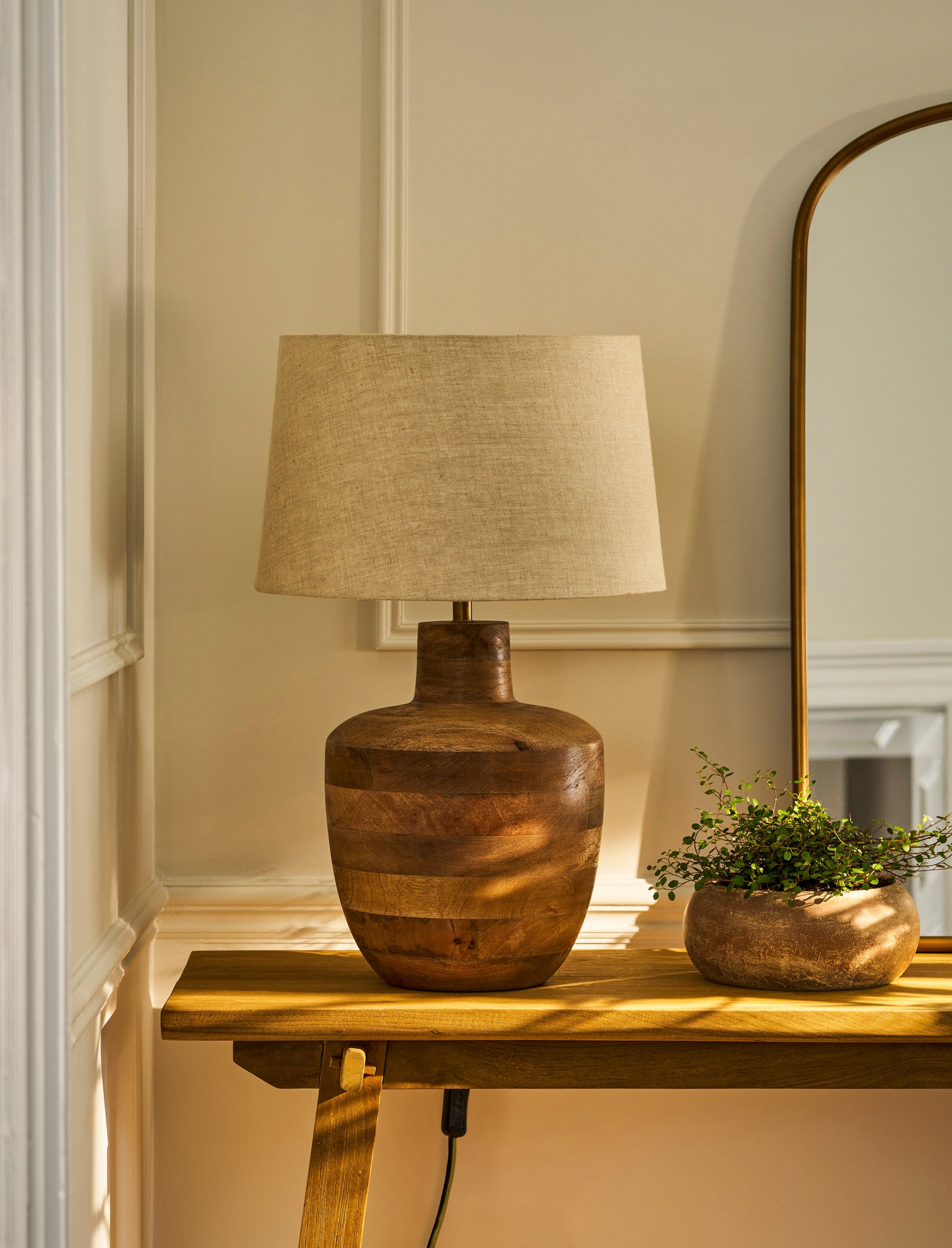 Ellwood Table Lamp - Mango Wood