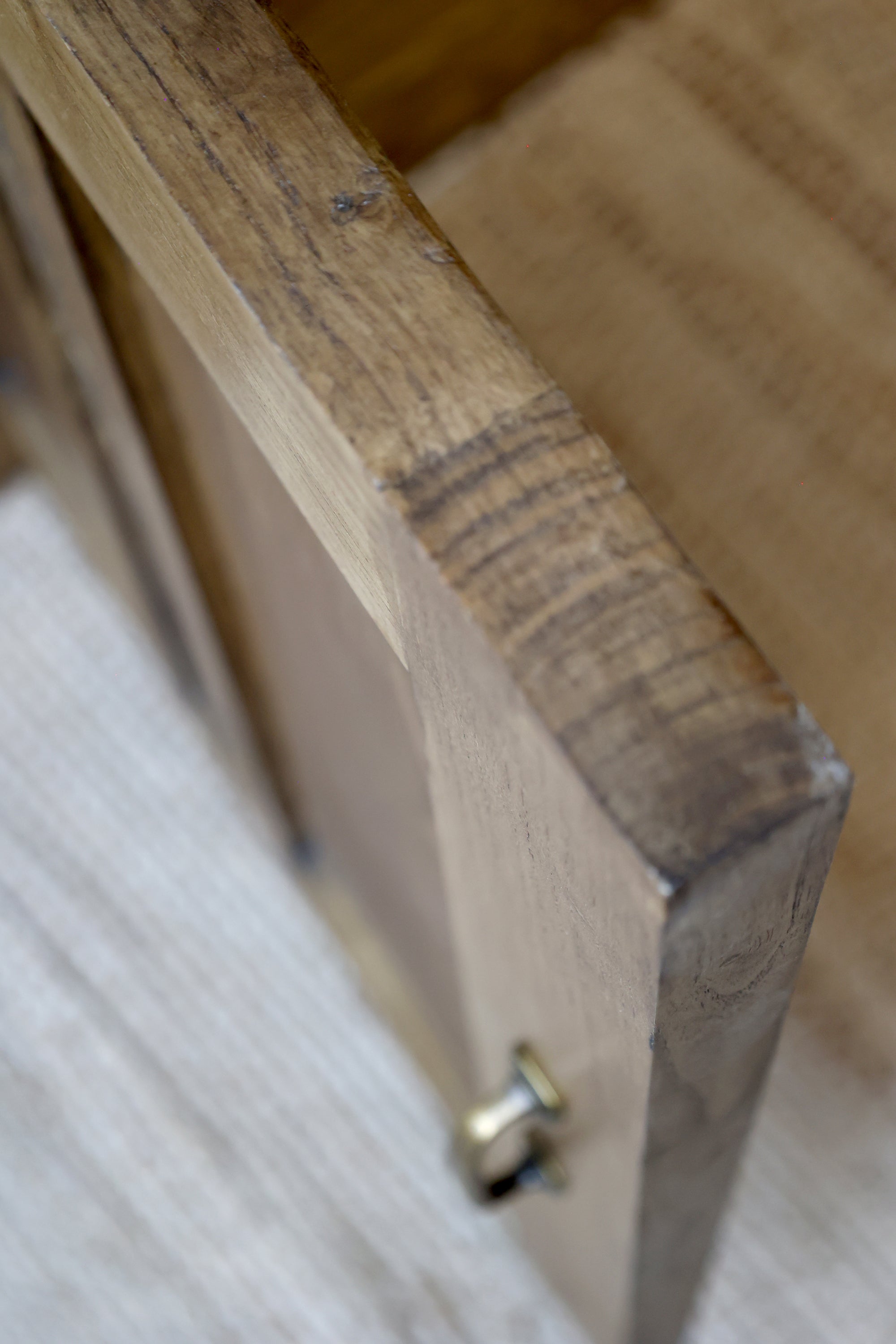 French Farmhouse Natural Shelving Unit