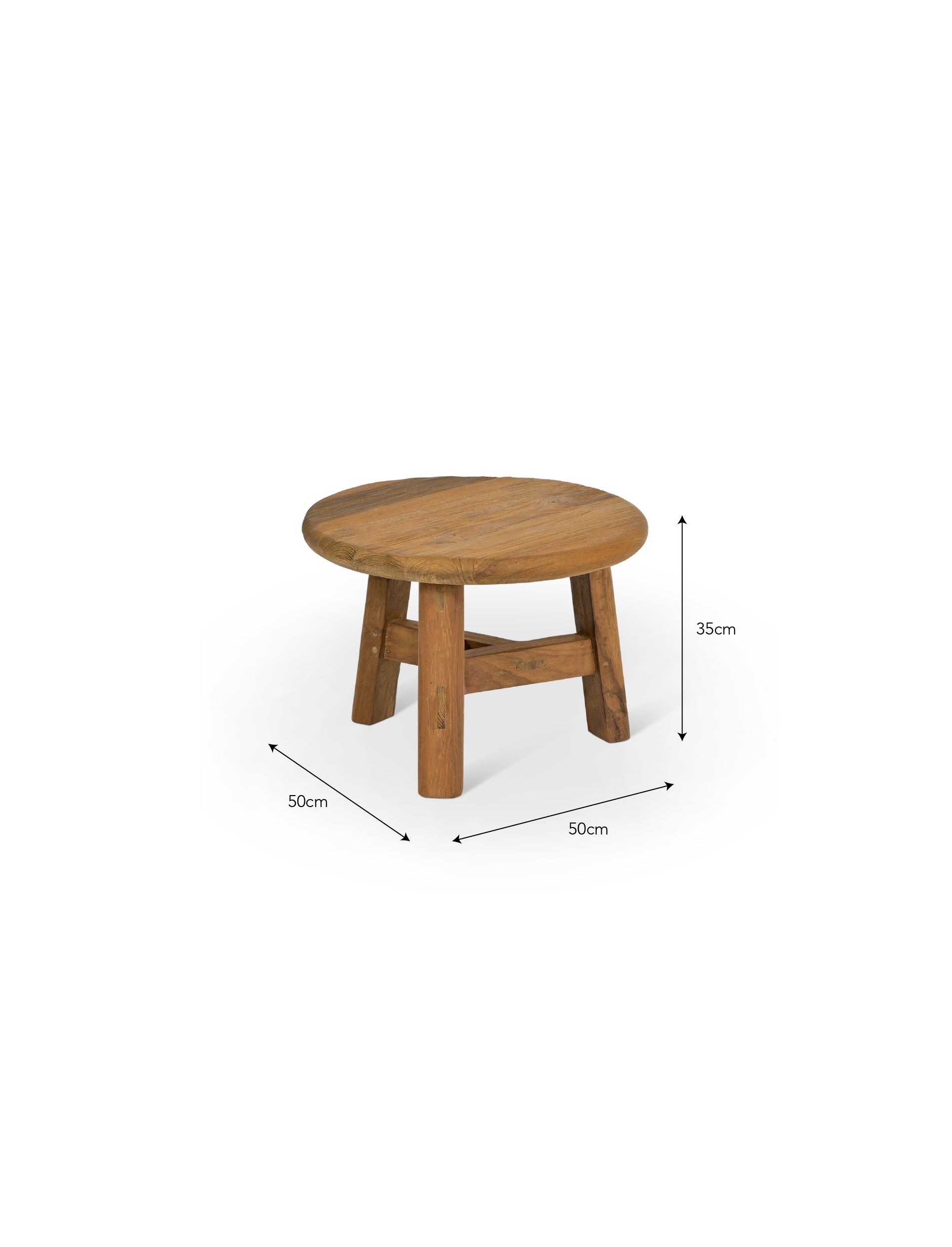 Robyn Round Wooden Coffee Table