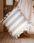 Heather Striped Cushion