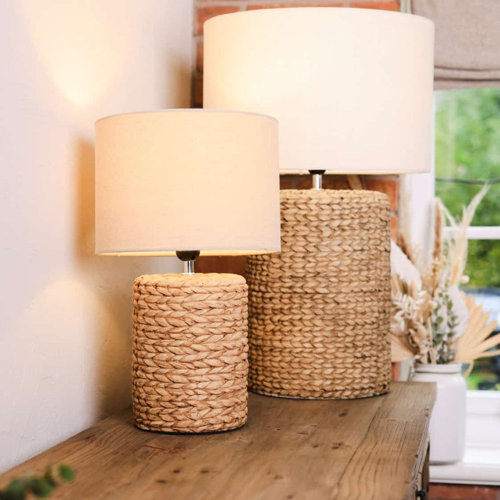 Lenora Rope Effect Table Lamp - Large – Silver Mushroom