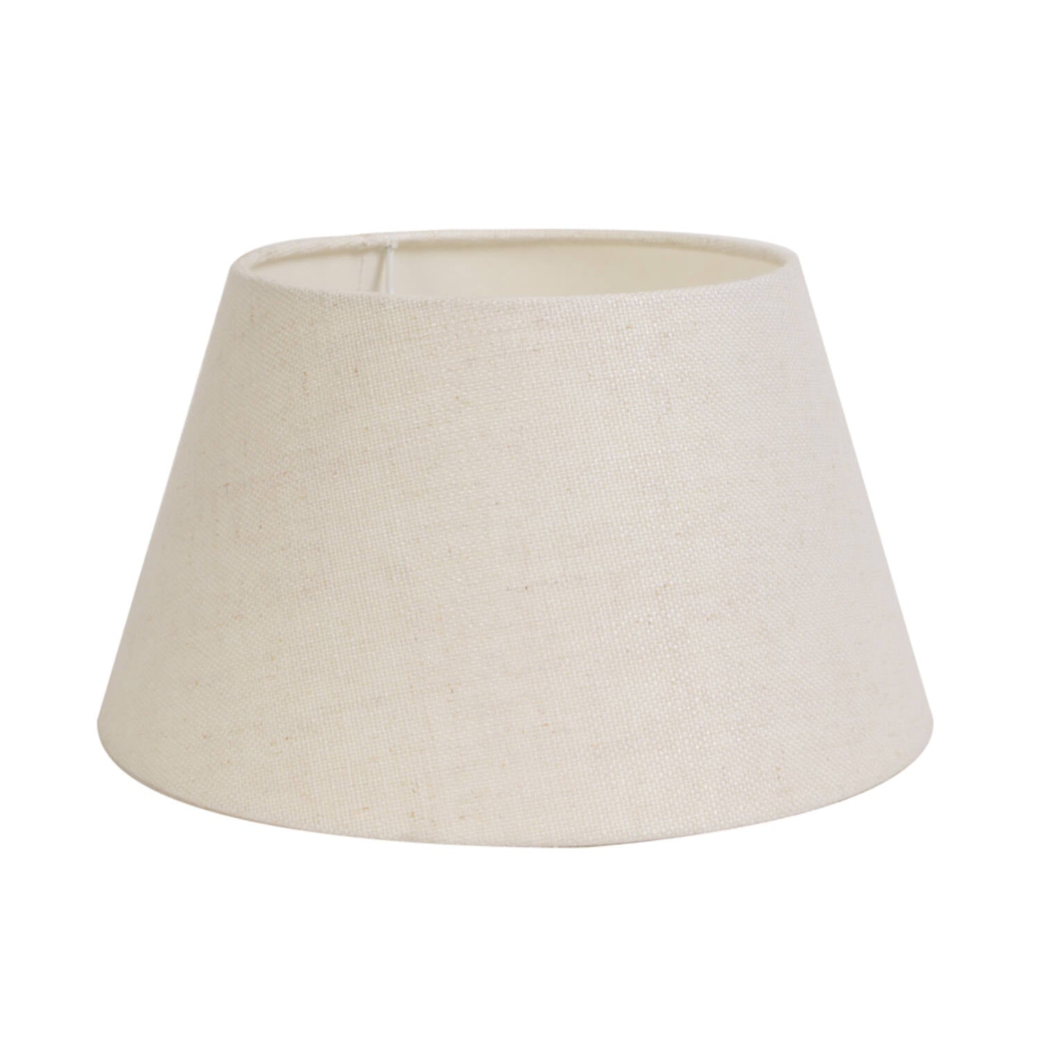 Egg white empire lamp shade.