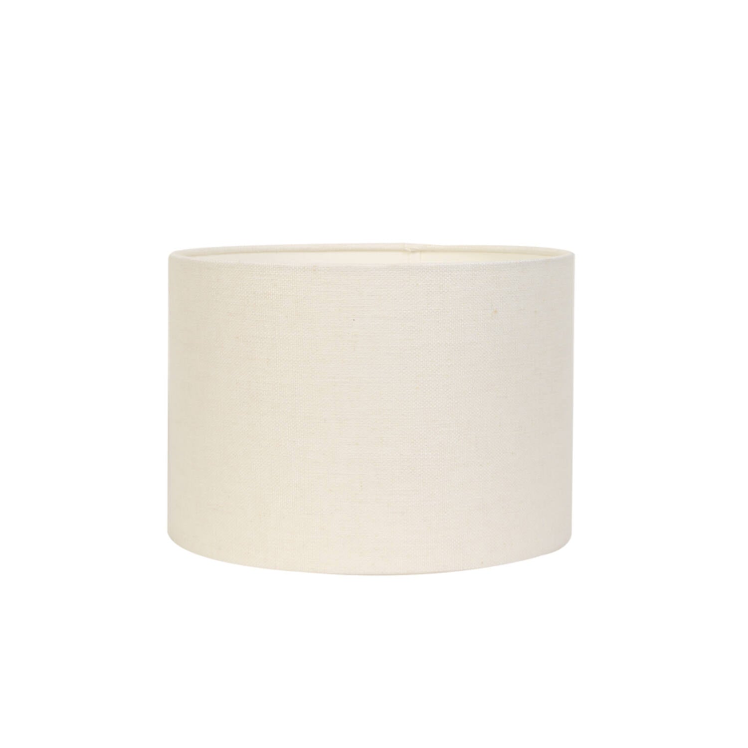 Large white drum shape lamp shade.
