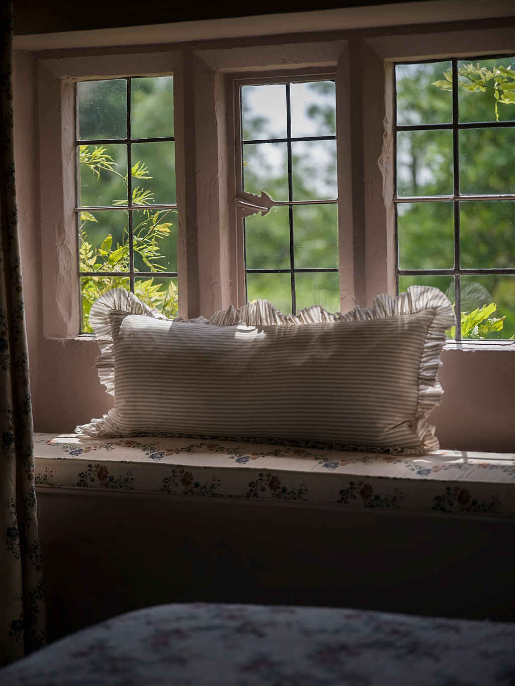 Linden Striped Cushion