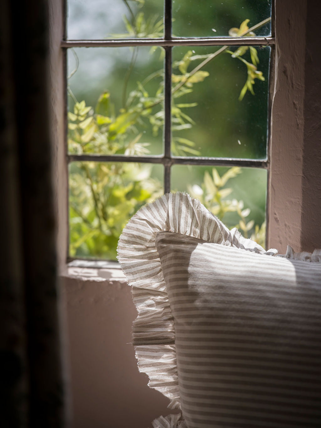 Linden Striped Cushion