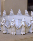 Santa Ceramic Candle Holder