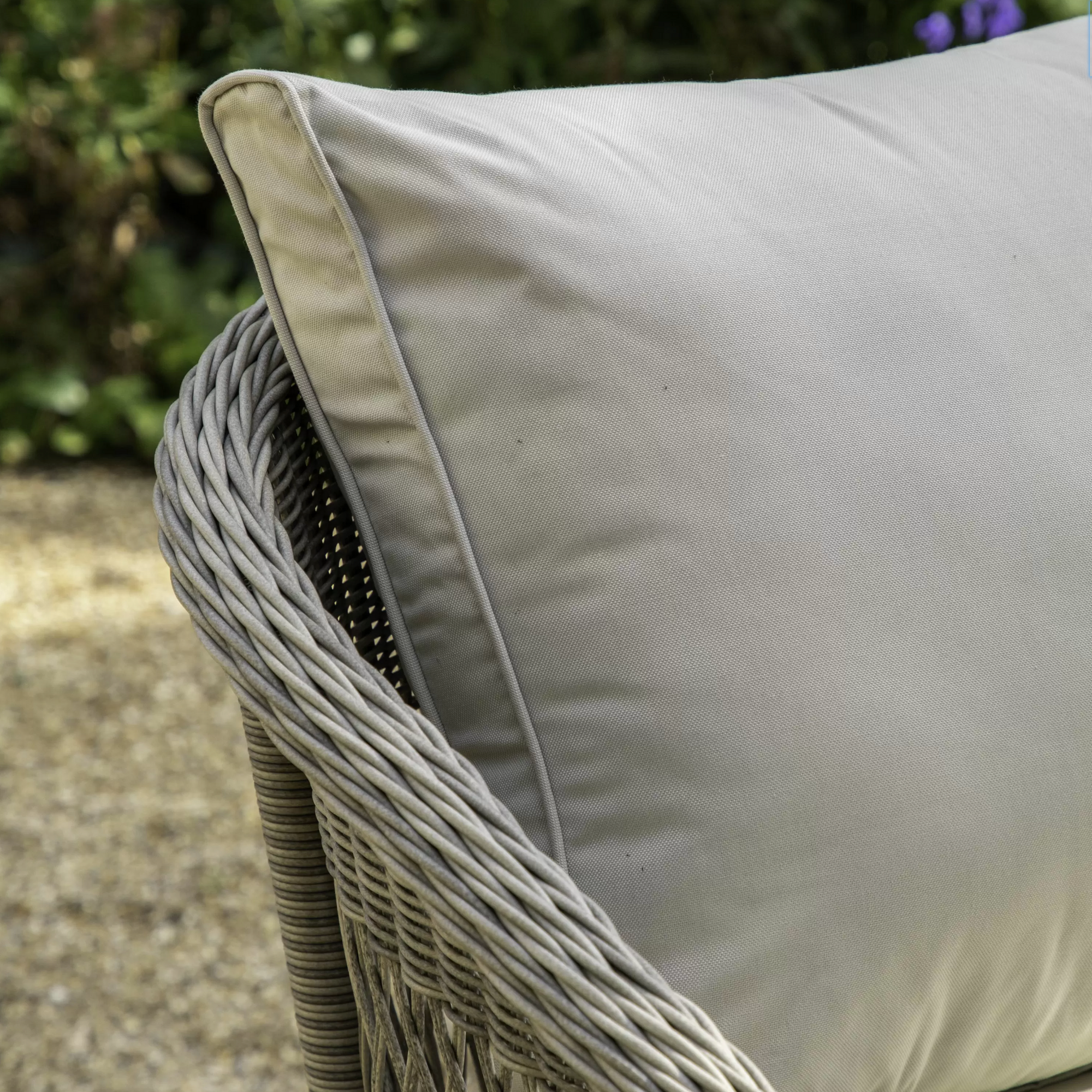 Outdoor Sofa & Chaise Set detailed shot.