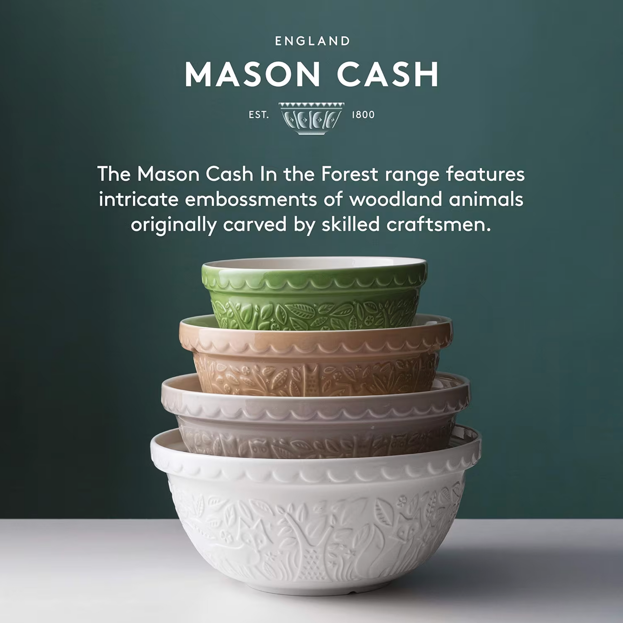 Mason Cash In The Forest Mixing Bowl Set
