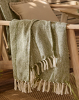 Retreat Woven Moss Throw