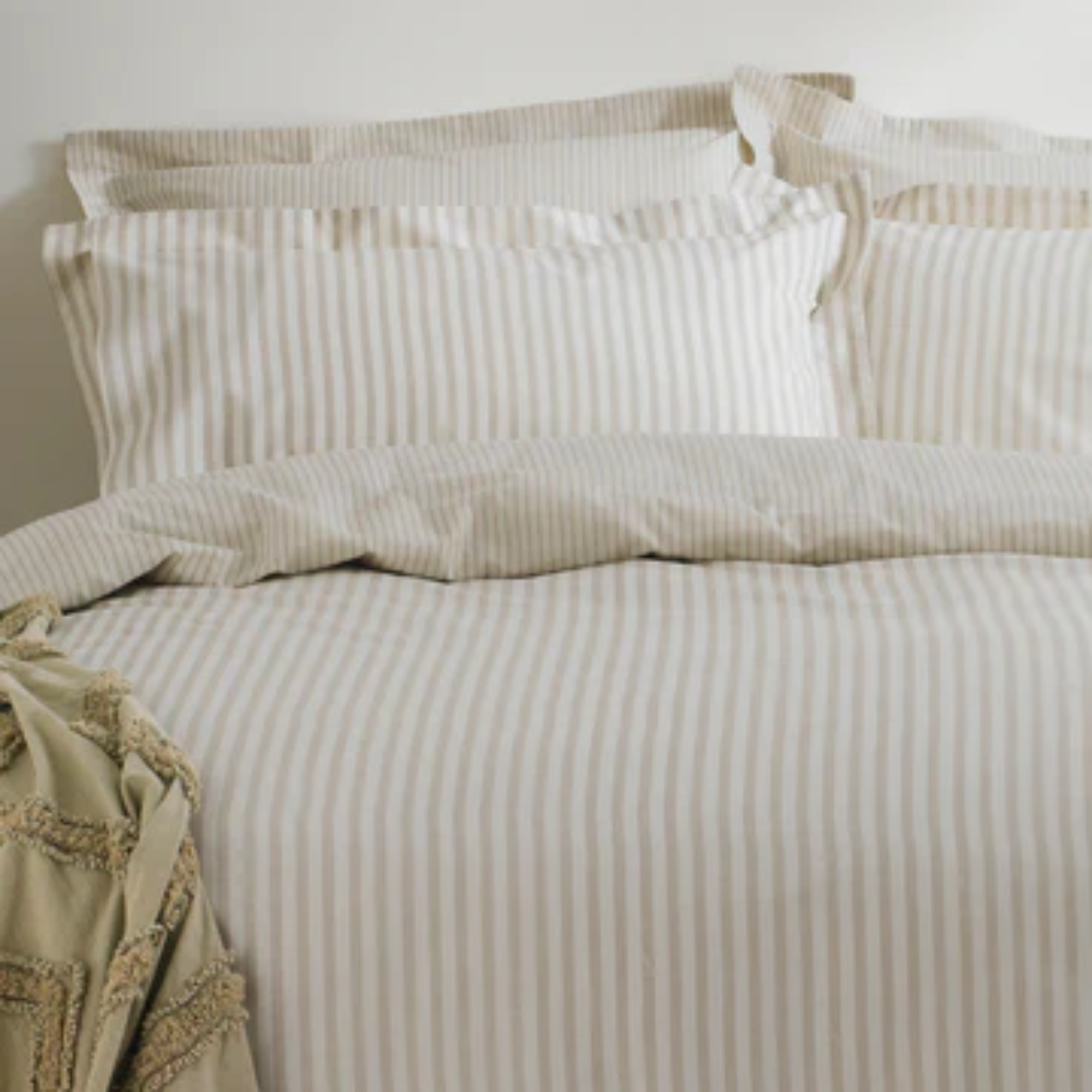 Olin Stripe 100% Cotton Duvet Cover Set