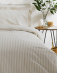 Olin Stripe 100% Cotton Duvet Cover Set