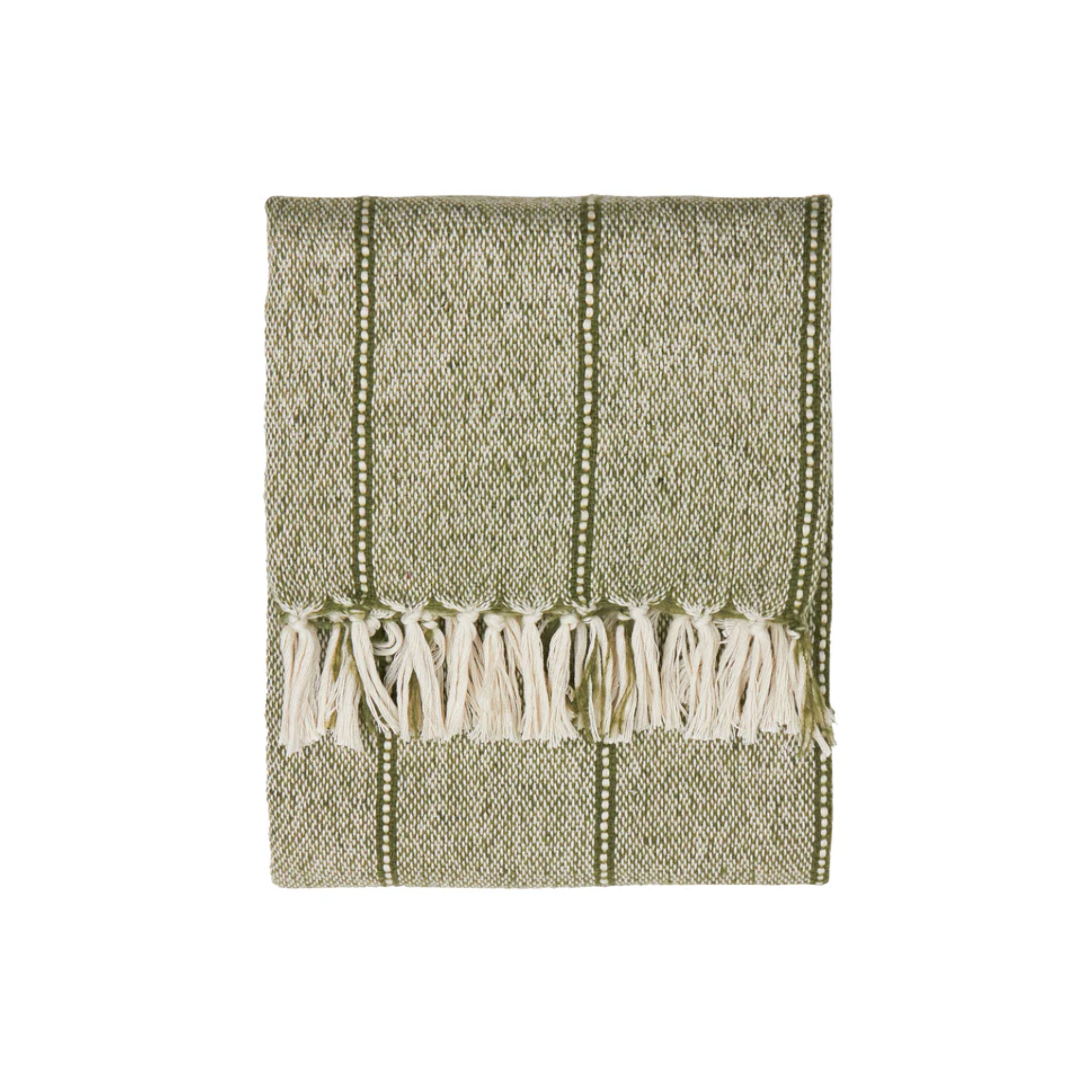 Retreat Woven Moss Throw