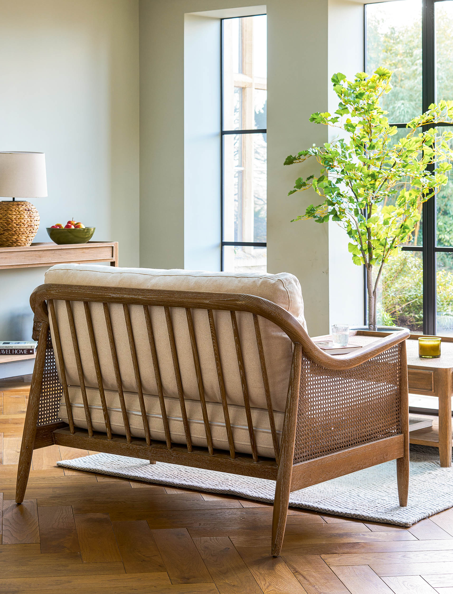 Willow Rattan 2 Seat Sofa