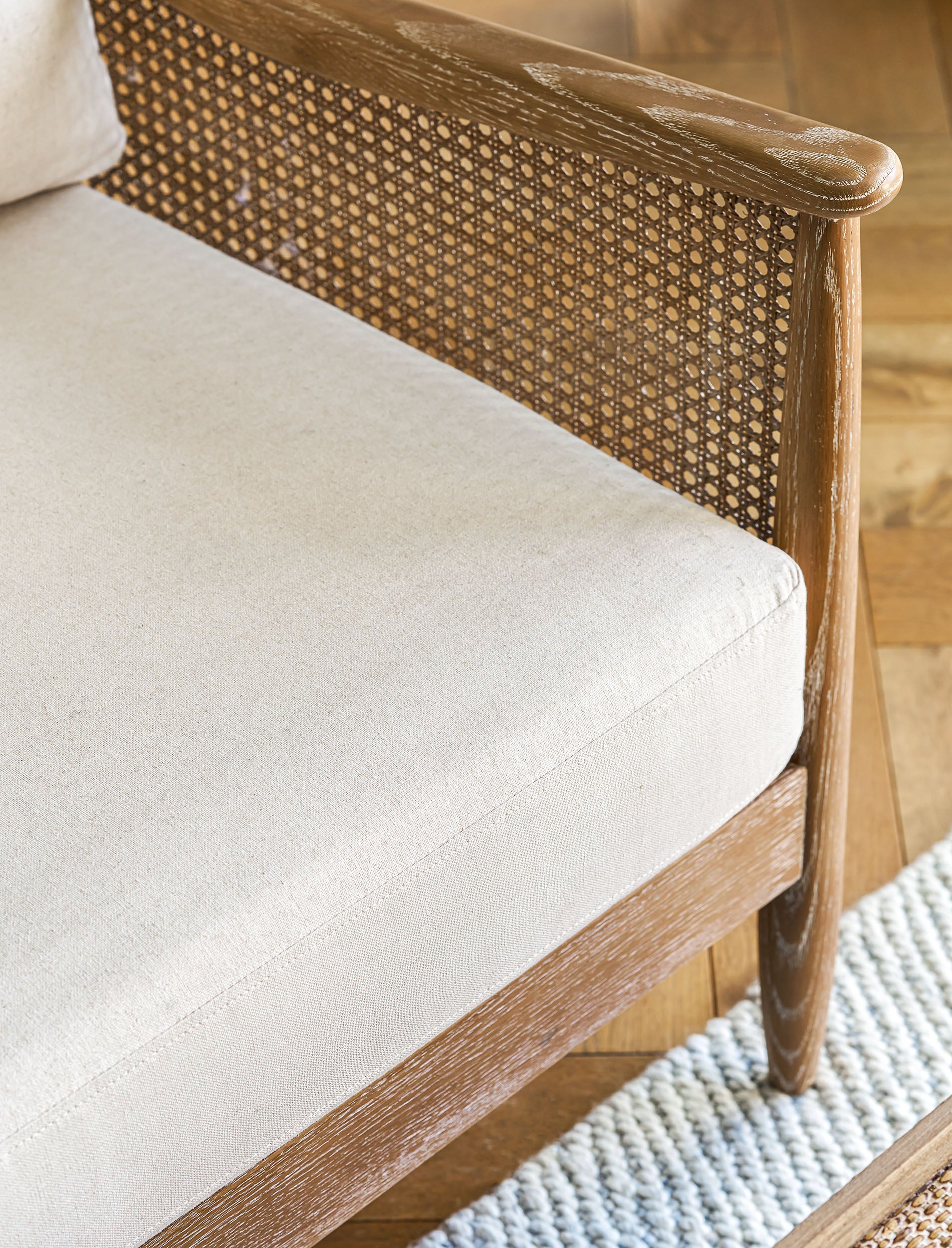 Willow Rattan 2 Seat Sofa