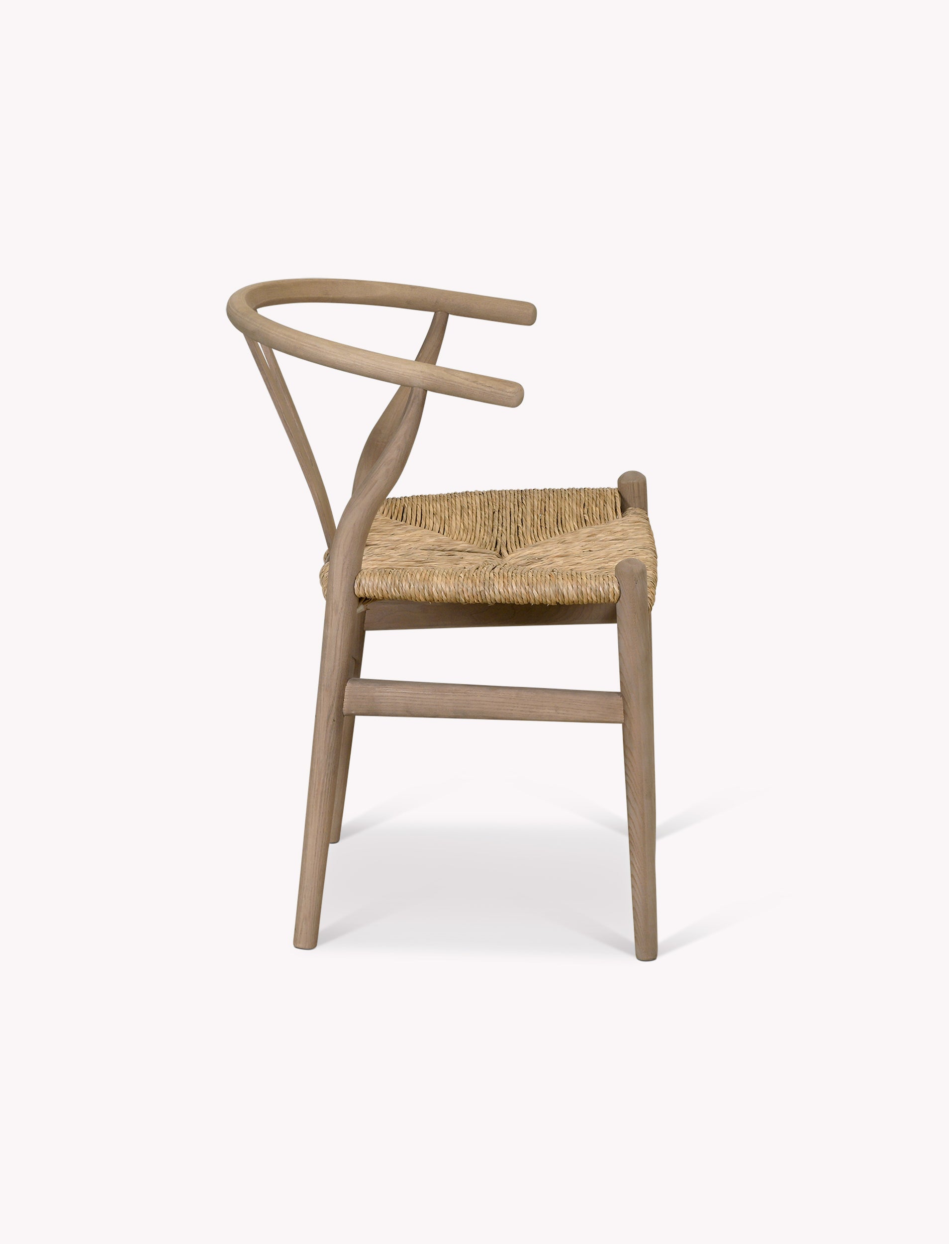 Boone Lime Wash Wishbone Dining Chairs - Set of 2