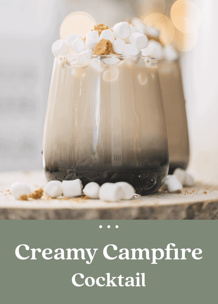 Creamy campfire cocktail