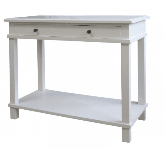 Chic Antique White Console Table