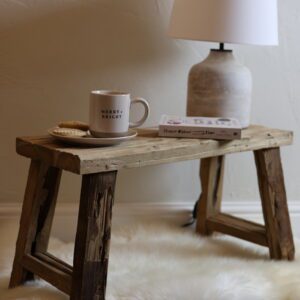 Rustic Furniture: Small Wooden Bench