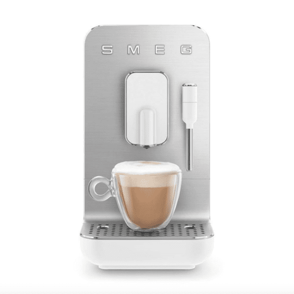SMEG 50's Retro Style Bean to Cup Coffee Machine - Matte White