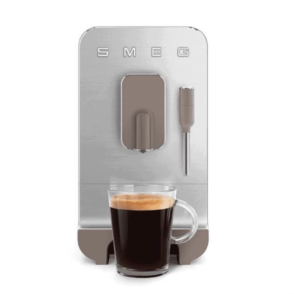 SMEG 50's Retro Style Bean to Cup Coffee Machine - Matte Taupe