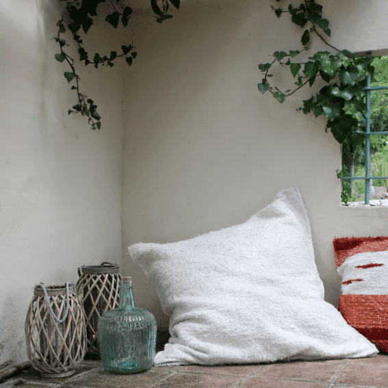 Orla Recycled Cotton Cushion - Large 90cm