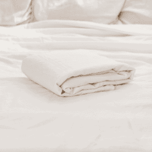 White Linen Flat Sheet - King Size