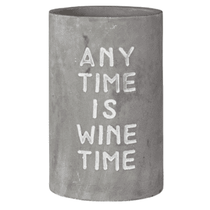 Räder 'Any Time is Wine Time' Concrete Wine Cooler
